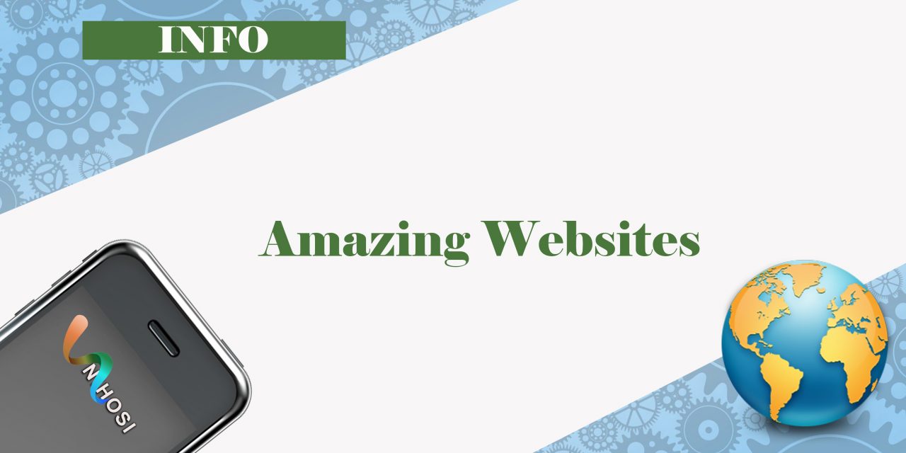 Some amazing websites that you probably don’t know about