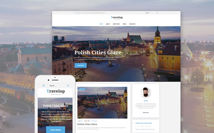  Travelop - Traveling Blog WordPress Theme 