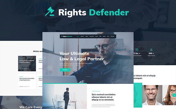 Lawyer Website WP Theme