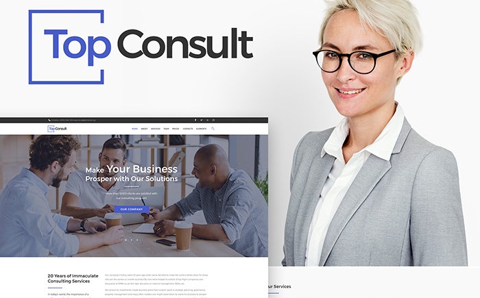 Business Consulting WordPress Theme 