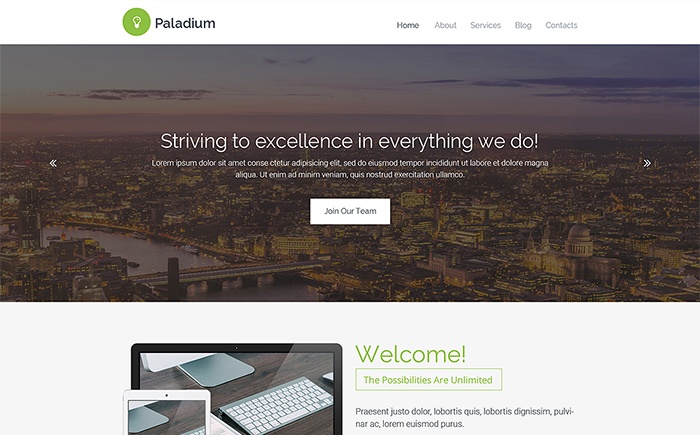 Web Development Responsive Website Template