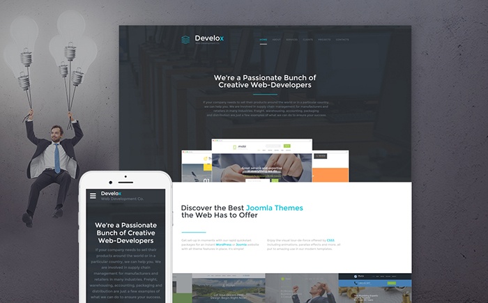 Web Design Company Website Template 