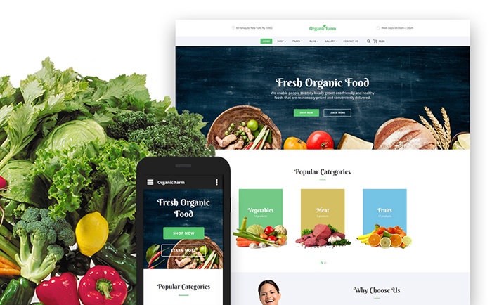 Food & Drink Responsive Website Template 