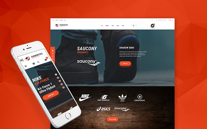 Hamintec - Sneakers Store PrestaShop Theme 